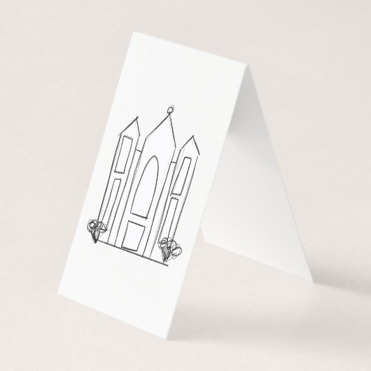 LDSソルトレイクシティテンプルシンプルモロモダンモン (正面)