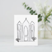 LDSソルトレイクシティテンプルシンプルモロモダンモン エンクロージャーカード (スタンド正面)