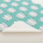 LDSソルトレイクシティテンプルシンプルモロモダンモン シェルパブランケット (3/4)