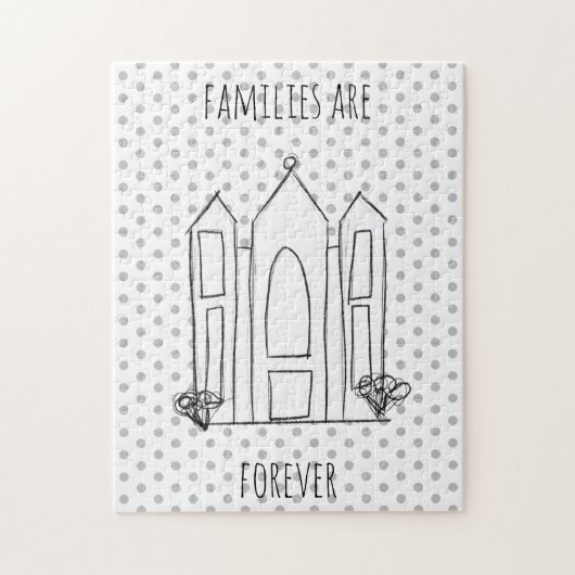 LDSソルトレイクシティテンプルシンプルモロモダンモン ジグソーパズル (縦)