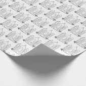 LDSソルトレイクシティテンプルシンプルモロモダンモン ラッピングペーパー (角)