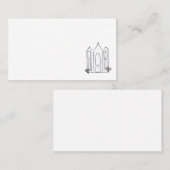 LDSソルトレイクシティテンプルシンプルモロモダンモン 名刺 (正面/裏面)