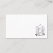 LDSソルトレイクシティテンプルシンプルモロモダンモン 名刺 (正面)