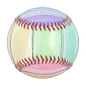 LDSソルトレイクシティテンプルレインボーサンセットモルモン 野球ボール (裏面)