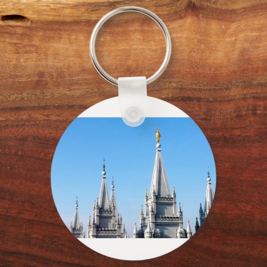 ldsソルトレークシティエンジェルモーローニ キーホルダー (正面)