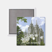 LDSテンプルソルトレイクシティ マグネット (正面/裏面)