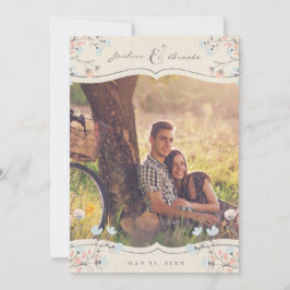 LDSテンプル結婚式招待状|フォトヴィンテージ 招待状