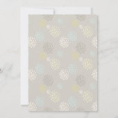 LDSバプテスマ招待状 | ボーイバニーコレクション 招待状 (裏面)