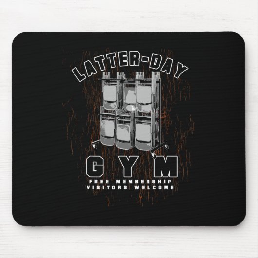 Ldsモルモンおもしろいメンズウーメンズボーイズガールズシジスト マウスパッド (正面)
