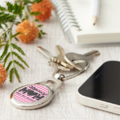 LDSモルモン宣教マムメタルキーチェーン鍵ラベル キーホルダー (側面)