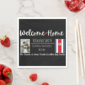 LDS宣教師ホームカミングウェルカムホームナプキン スタンダードランチョンナプキン (インサイチュ)