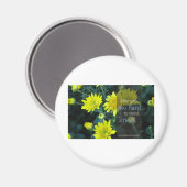 LDS引用文：人生が立ち上がるには懸命になり過ぎる時、ひざまずく マグネット (正面/裏面)