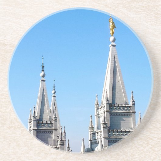 LDS ソルトレイクシティ テンプル エンジェル モロニ コースター (正面)