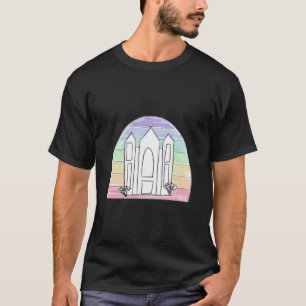 LDS ソルトレイクシティ テンプル 虹 夕焼け モルモン教 Tシャツ