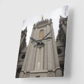 LDS ソルトレイクシティ ユタ テンプル時計 スクエア壁時計 (傾斜)