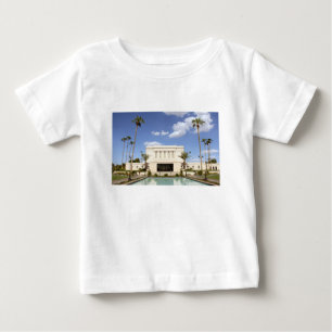 LDS メサ アリゾナ テンプル モルモン教の絵 ベビーTシャツ