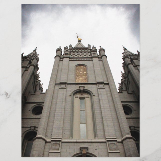 LDS モルモン教 ソルトレイクシティ テンプル 写真 (正面)