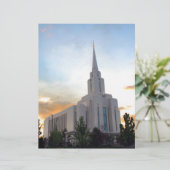LDS モルモン オクウィア山 ユタ テンプル (スタンド正面)