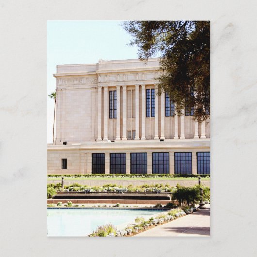 LDS モルモン メサ アリゾナ テンプル 写真 ポストカード (正面)