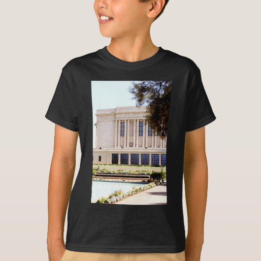 LDS モルモン メサ アリゾナ テンプル 写真 Tシャツ (正面)