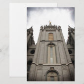 LDS モルモン 塩湖城寺院 写真 便箋 (正面/裏面)