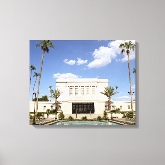 lds mesa arizona temple mormon写真 キャンバスプリント (正面)