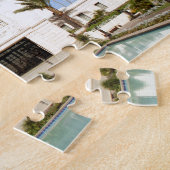 lds mesa arizona temple mormon写真 ジグソーパズル (側面)