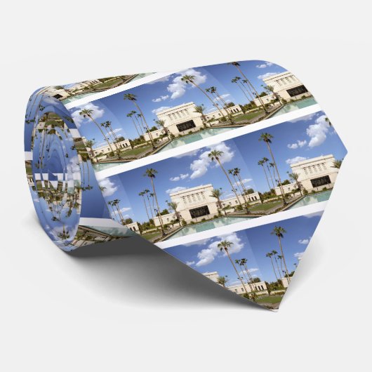 lds mesa arizona temple mormon写真 ネクタイ (ロール)