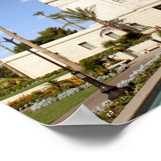 lds mesa arizona temple mormon写真 ポスター (角)
