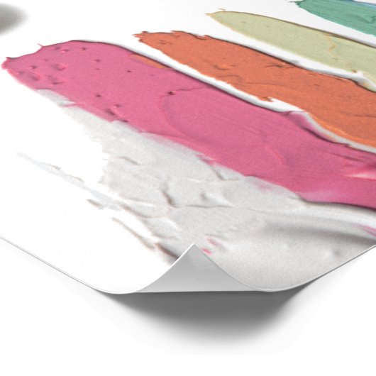 LEポピー絵を描ポスターワン ポスター (角)