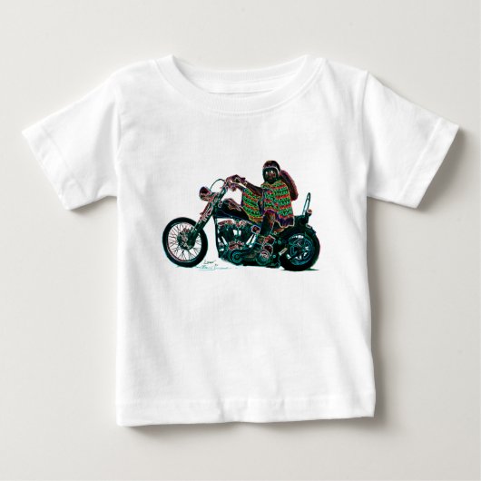 Le小さいMotard de L'enfer! ベビーTシャツ (正面)