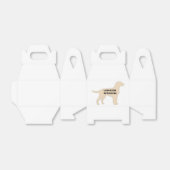 LE黄色の名前のシルエット フェイバーボックス (折り畳みなし)