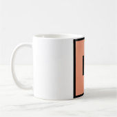 Le - レンズ豆ケミストリー元素記号 コーヒーマグカップ (左)