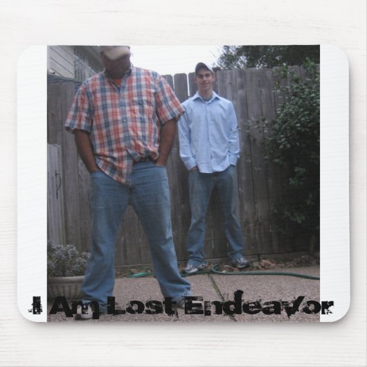 le 14、私は失った努力です マウスパッド (正面)