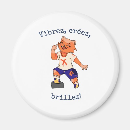  Le Badge de la Créativité Éclatante マグネット (正面)