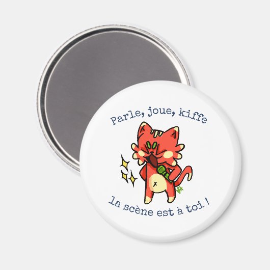 Le Badge de la Liberté d'Expression マグネット (正面/裏面)