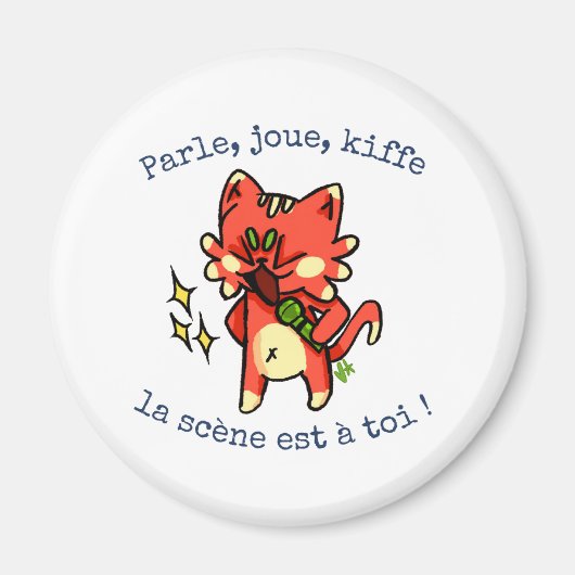 Le Badge de la Liberté d'Expression マグネット (正面)