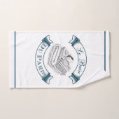 Le Bain Duパリ濃紺タオルセット バスタオルセット (ハンドタオル)