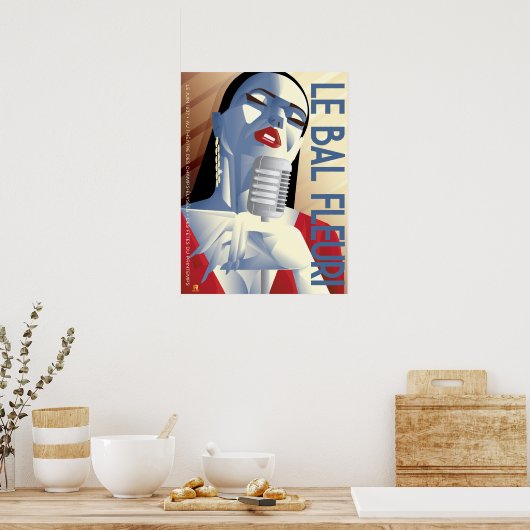 LE BAL FLEURIポスター ポスター (キッチン)