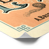 Le Balloon 1883航空雑誌ad ポスター (角)