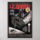 Le BARBU's Popup Store & Tattoo Convention ポスター (正面)