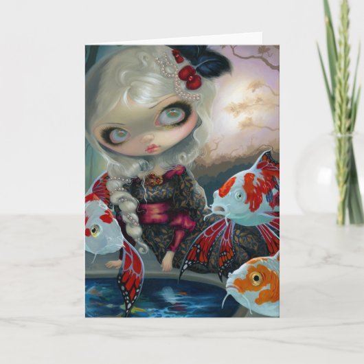 "Le Bassin des Carpes"の挨拶状 カード (正面)