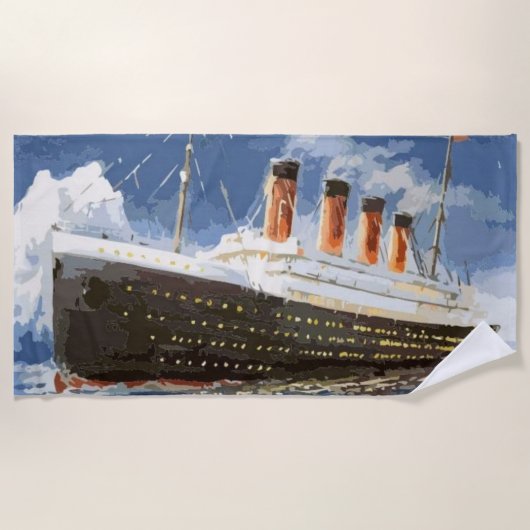 le bateau le plus populaire du monde  ビーチタオル (正面)