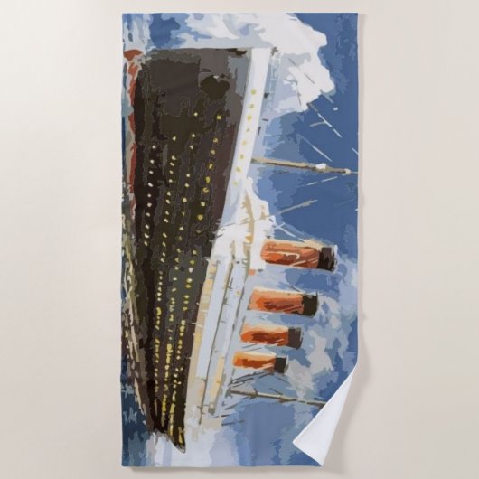 le bateau le plus populaire du monde  ビーチタオル (正面)