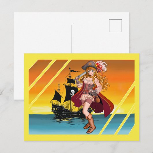 Le belle pirate. ポストカード (正面/裏面)