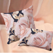 Le Boudoir Noire Pink Peach Black  フリースブランケット