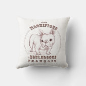 Le Bouledogue Francais クッション (裏面)