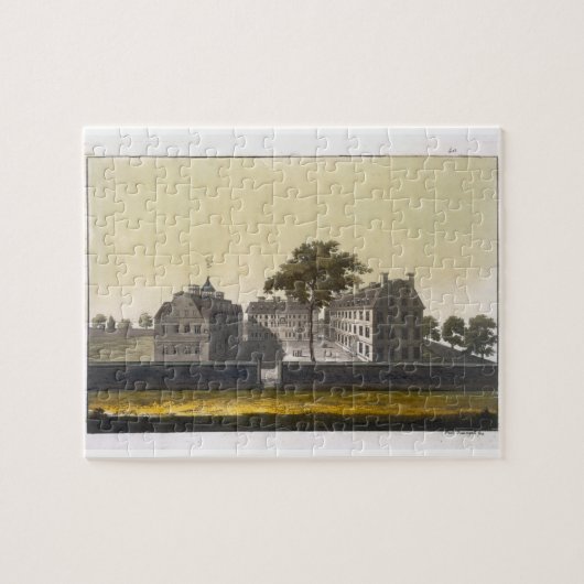 、「Le Cからのマサチューセッツケンブリッジ大学、 ジグソーパズル (横)