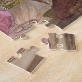 「Le Cからトウモロコシのパン、メキシコを、作っているアステカな女性 ジグソーパズル (側面)