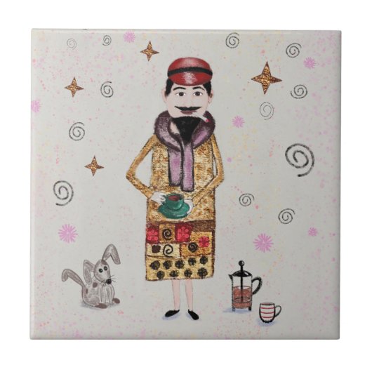 Le Cafe Ceramic Tile タイル (正面)